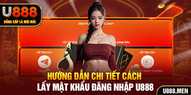 Hướng dẫn chi tiết cách lấy mật khẩu Đăng nhập U888.